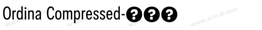 Ordina Compressed字体转换 Ordina Compressed字体转换